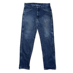 Rustler Mens 34x34 Medium Wash Blue Denim Jeans 87619PW